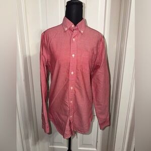 GAP Men's size small shirt Casual Red Button-Down Shirt work home